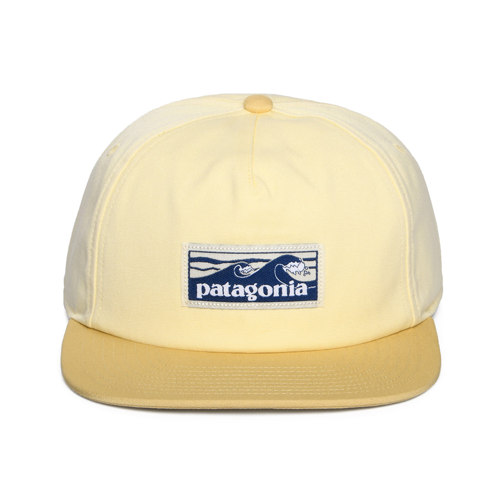 Patagonia Boardshort Label Funfarer Baseball Cap aus organischer Baumwolle - Buttermilch-Hellbraun