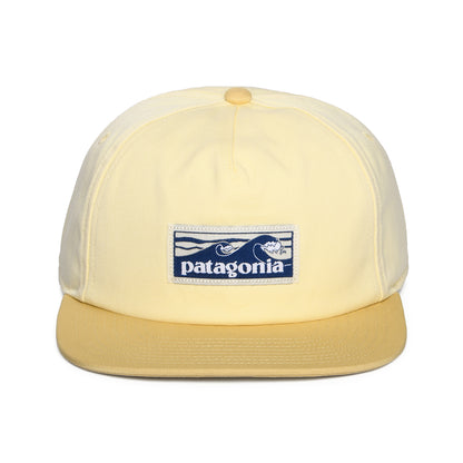 Patagonia Boardshort Label Funfarer Baseball Cap aus organischer Baumwolle - Buttermilch-Hellbraun