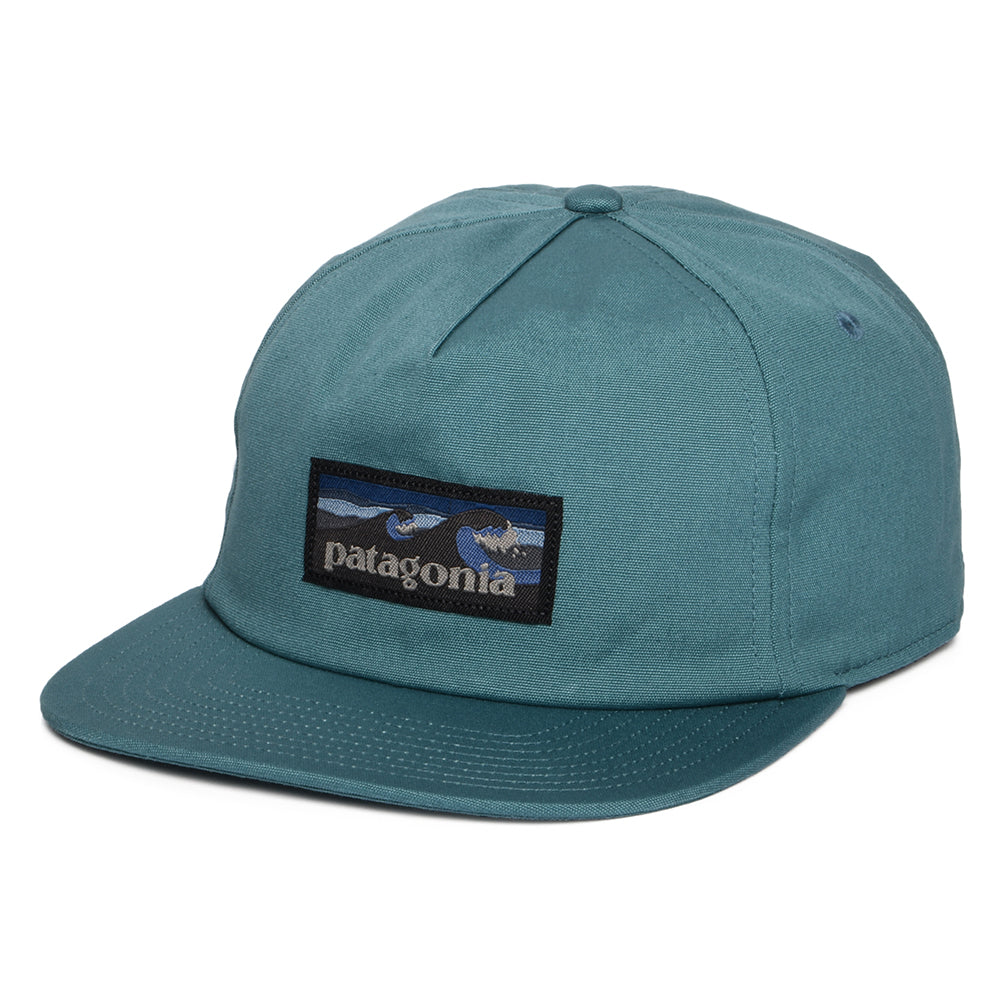 Patagonia Boardshort Label Funfarer Baseball Cap aus organischer Baumwolle - Dunkles Petrol