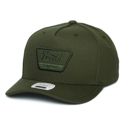 Brixton Linwood C NetPlus MP Snapback Cap - Moosgrün