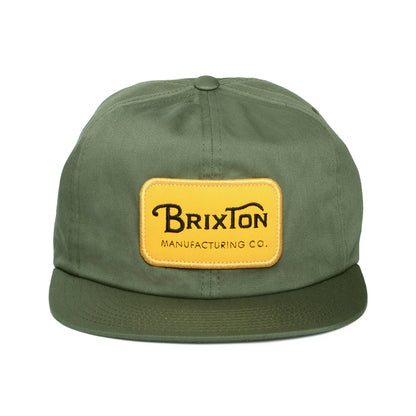 Brixton Grade HP Snapback Cap - Olivgrün
