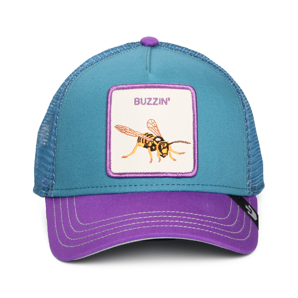 Goorin Buzzin Bug Trucker Cap - Petrol-Lila