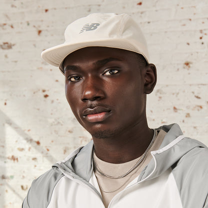 New Balance Everyday Recycled 5 Paneelen Cap - Steingrau