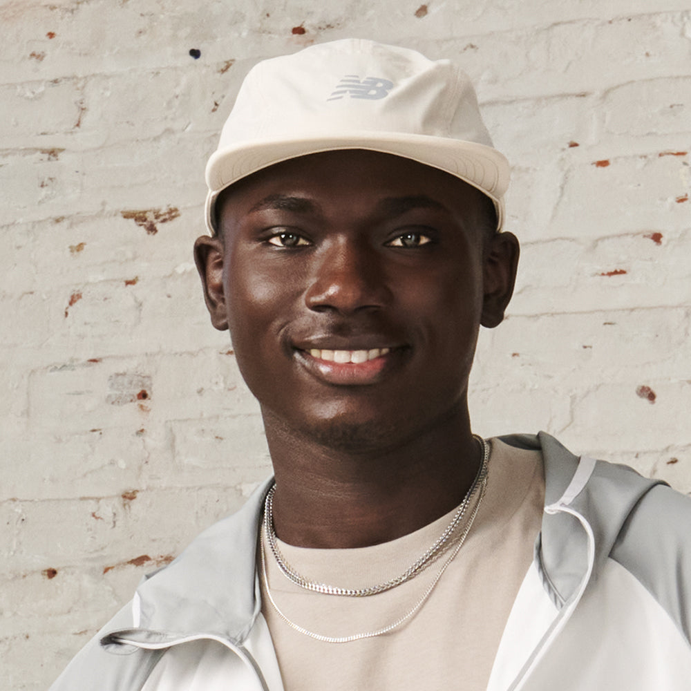 New Balance Everyday Recycled 5 Paneelen Cap - Steingrau