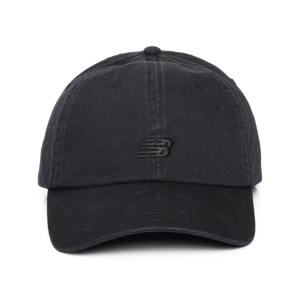 New Balance Classic V 2.0 Baseball Cap aus Baumwolle - Schwarz auf Schwarz