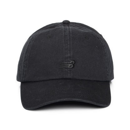 New Balance Classic V 2.0 Baseball Cap aus Baumwolle - Schwarz auf Schwarz