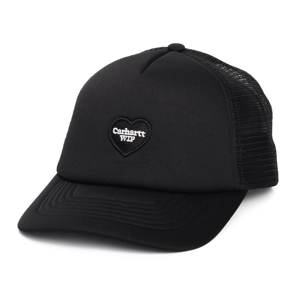 Carhartt WIP Heart Patch Trucker Cap - Schwarz