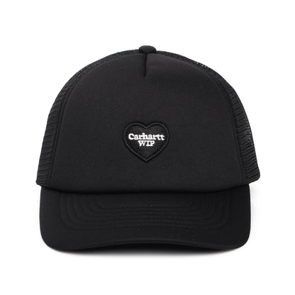 Carhartt WIP Heart Patch Trucker Cap - Schwarz