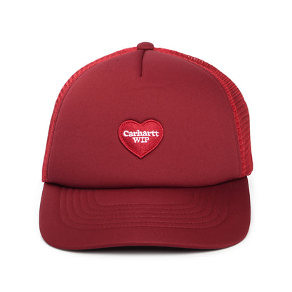 Carhartt WIP Heart Patch Trucker Cap - Scharlachrot