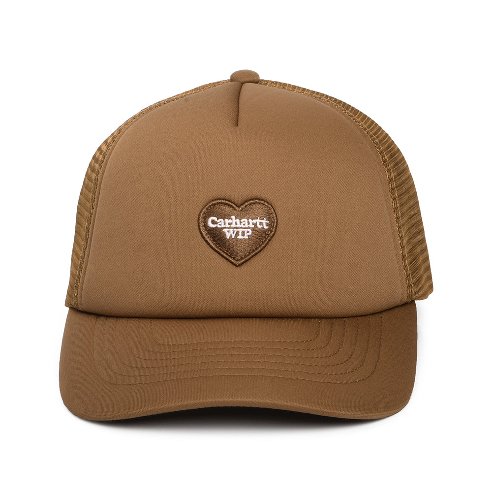 Carhartt WIP Heart Patch Trucker Cap - Braun