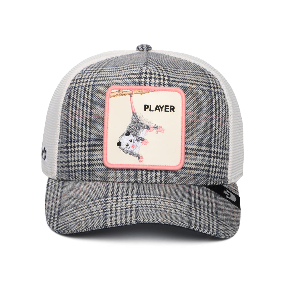 Goorin Moon Possum Trucker Cap - Marineblau-Weiß