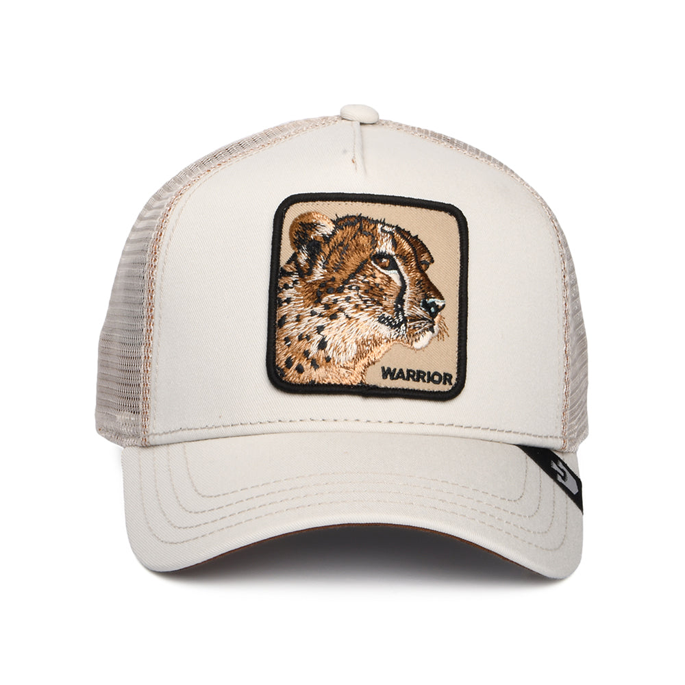 Goorin Warrior Cheetah Trucker Cap - Creme