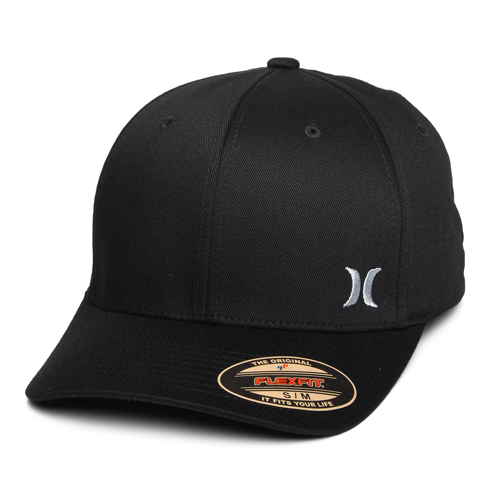 Hurley Micro Icon Flexfit Baseball Cap - Schwarz