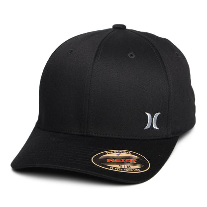Hurley Micro Icon Flexfit Baseball Cap - Schwarz