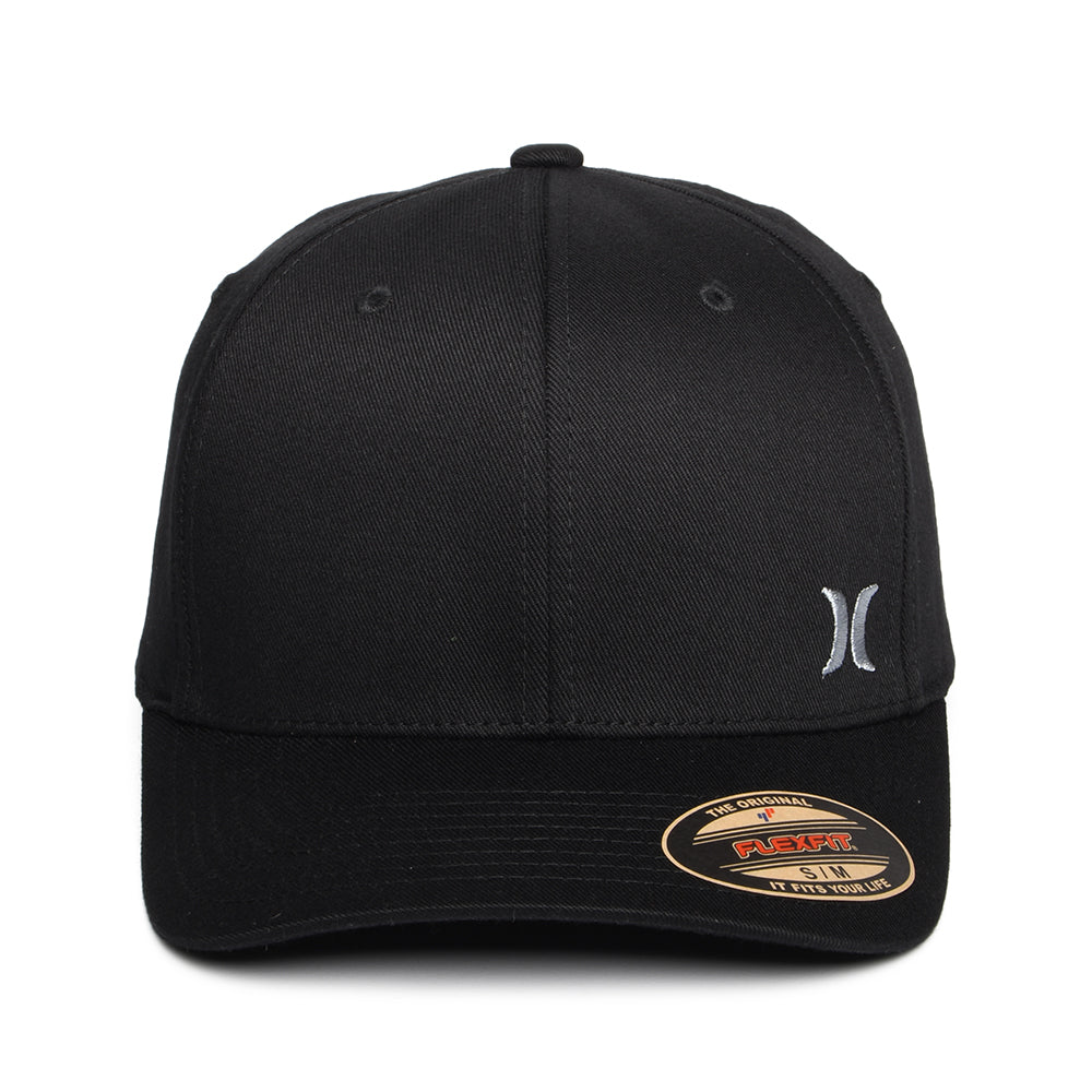 Hurley Micro Icon Flexfit Baseball Cap - Schwarz