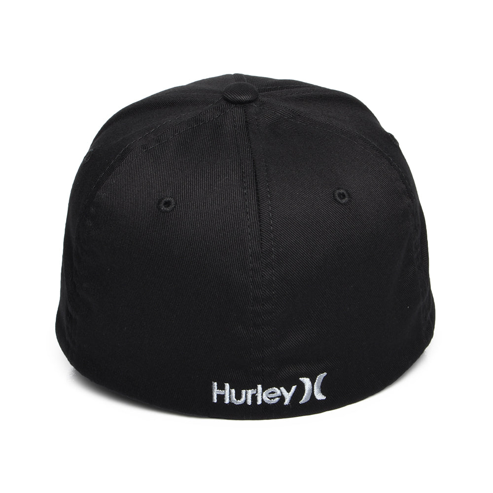Hurley Micro Icon Flexfit Baseball Cap - Schwarz
