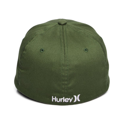 Hurley Micro Icon Flexfit Baseball Cap - Olivgrün