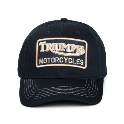 Triumph Motorcycles Forecourt Baseball Cap aus Baumwolle - Indigo