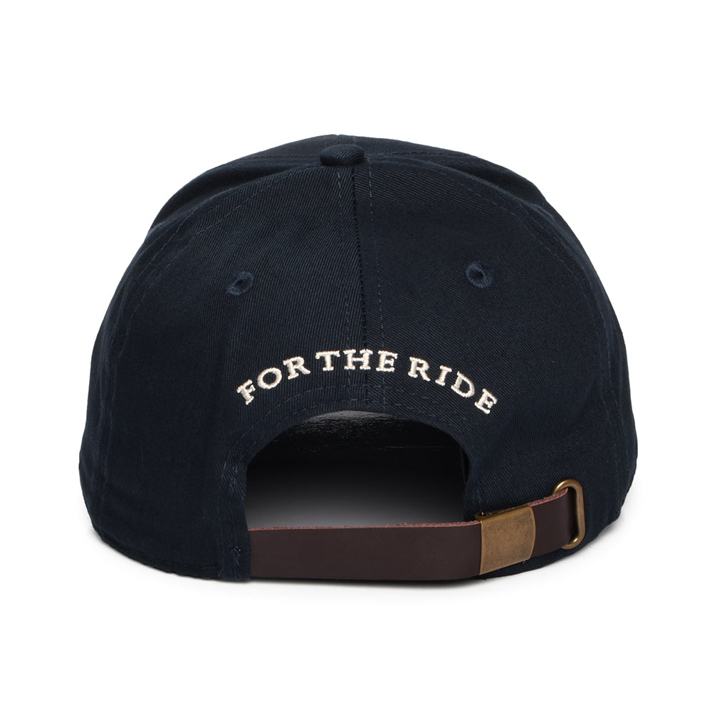 Triumph Motorcycles Forecourt Baseball Cap aus Baumwolle - Indigo