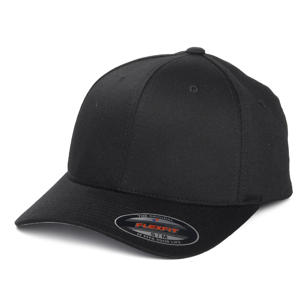FlexFit Combed Baseball Cap - Schwarz