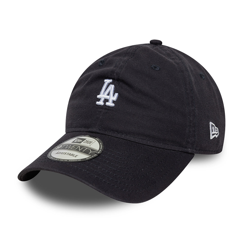 New Era 9TWENTY L.A. Dodgers Baseball Cap - MLB Mini Washed - Marineblau-Weiß