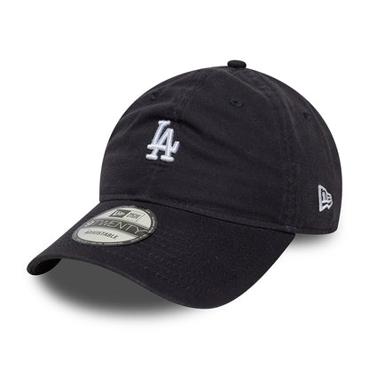 New Era 9TWENTY L.A. Dodgers Baseball Cap - MLB Mini Washed - Marineblau-Weiß