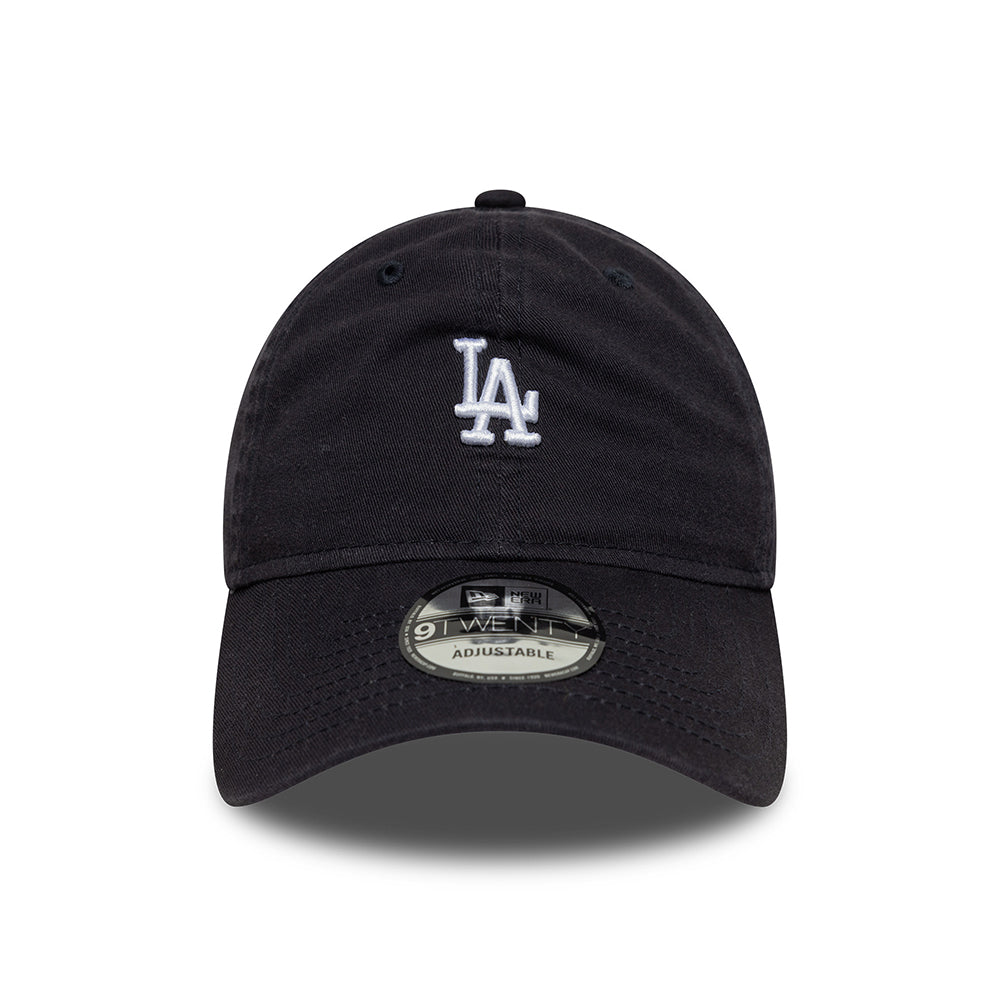 New Era 9TWENTY L.A. Dodgers Baseball Cap - MLB Mini Washed - Marineblau-Weiß