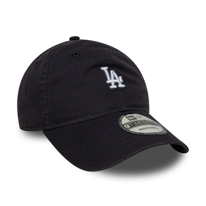 New Era 9TWENTY L.A. Dodgers Baseball Cap - MLB Mini Washed - Marineblau-Weiß