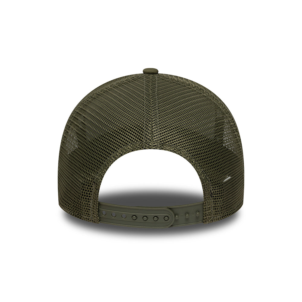 New Era A-Frame L.A. Dodgers Trucker Cap - MLB Outline - Olivgrün