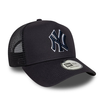 New Era A-Frame New York Yankees Trucker Cap - MLB Outline - Marineblau