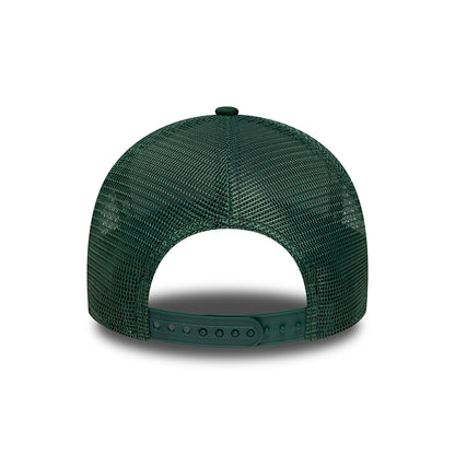 New Era A-Frame New York Yankees Trucker Cap - MLB League Essential II - Dunkelgrün-Weiß