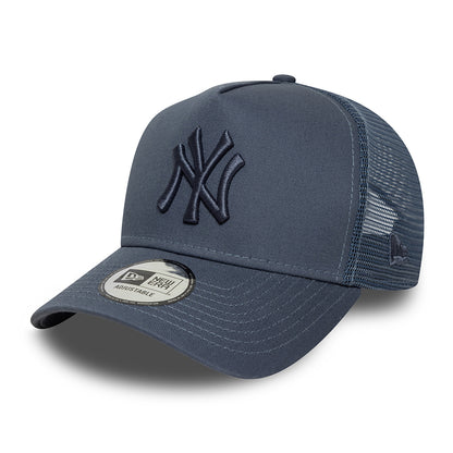 New Era A-Frame New York Yankees Trucker Cap - MLB League Essential II - Schieferblau