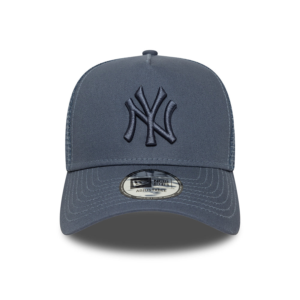 New Era A-Frame New York Yankees Trucker Cap - MLB League Essential II - Schieferblau