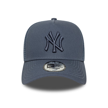 New Era A-Frame New York Yankees Trucker Cap - MLB League Essential II - Schieferblau