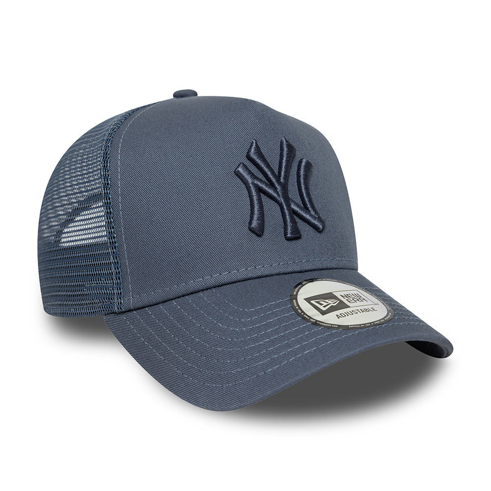 New Era A-Frame New York Yankees Trucker Cap - MLB League Essential II - Schieferblau