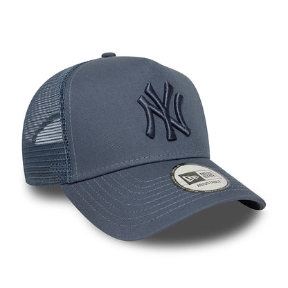 New Era A-Frame New York Yankees Trucker Cap - MLB League Essential II - Schieferblau