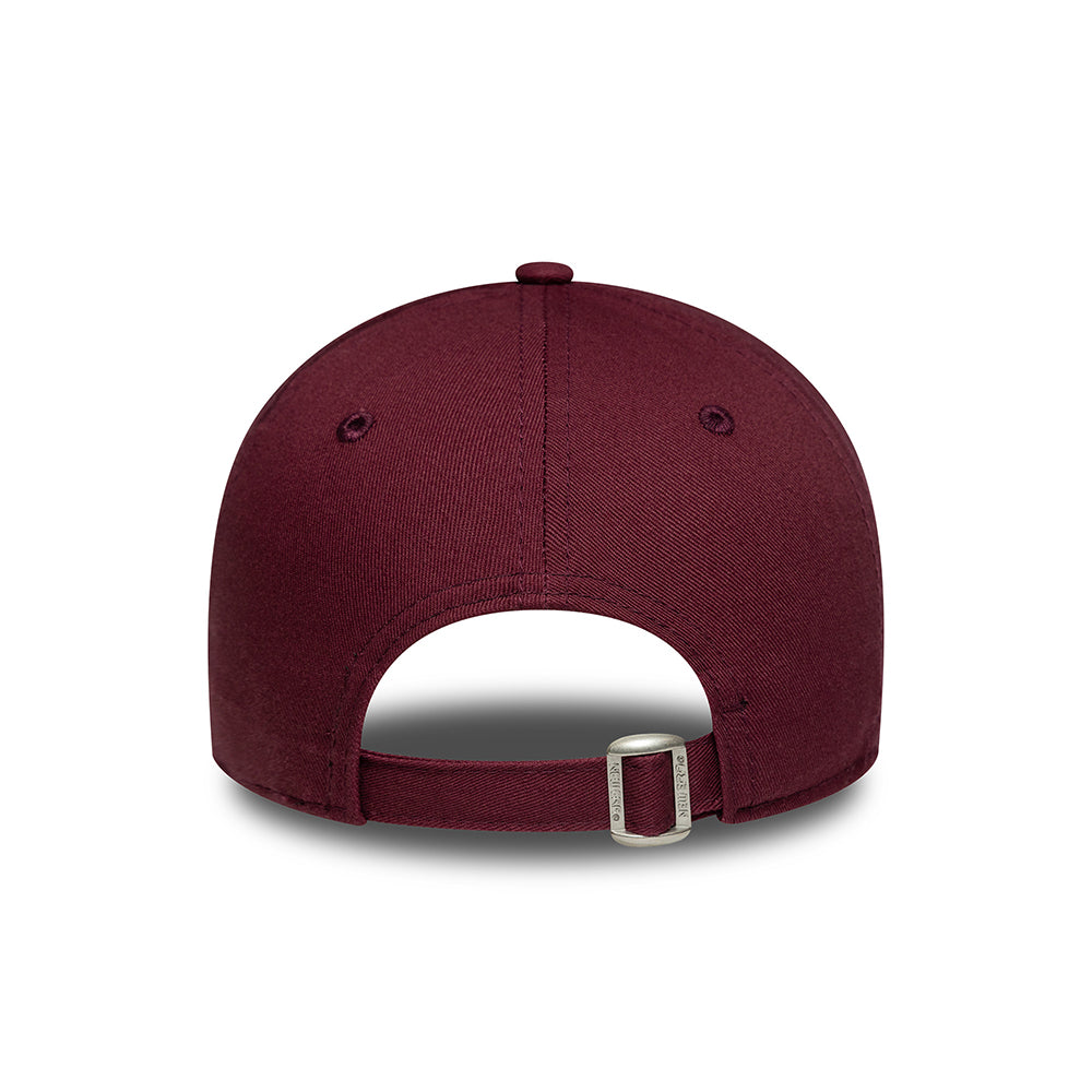 New Era Damen 9TWENTY L.A. Dodgers Baseball Cap - MLB League Essential II - Burgungerrot-Blau