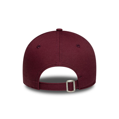 New Era Damen 9TWENTY L.A. Dodgers Baseball Cap - MLB League Essential II - Burgungerrot-Blau