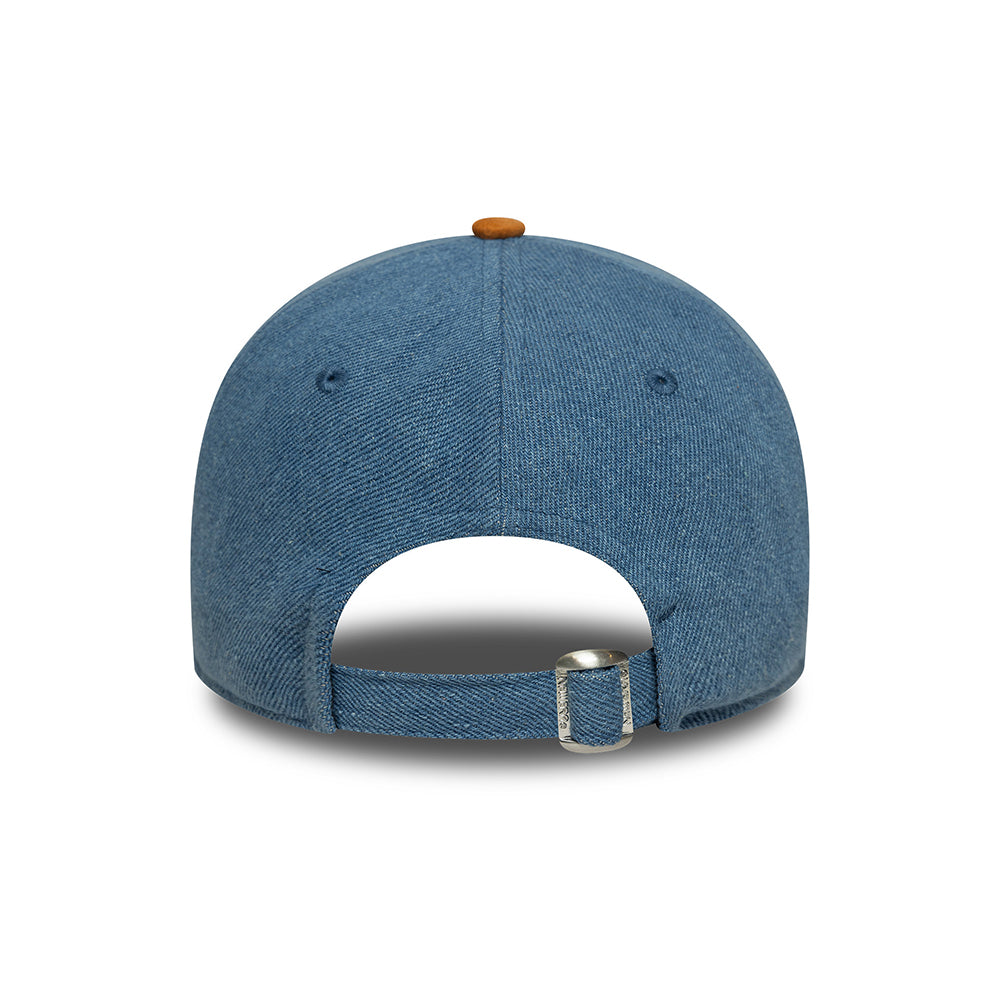 New Era 9TWENTY L.A. Lakers Baseball Cap - NBA Denim Midi - Blau-Hellbraun