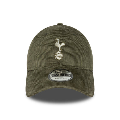 New Era 9TWENTY Tottenham Hotspur FC Baseball Cap - Cord - Olivgrün