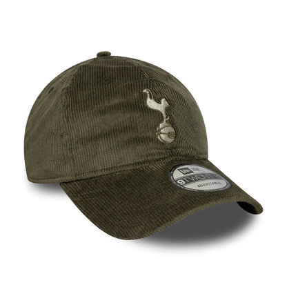 New Era 9TWENTY Tottenham Hotspur FC Baseball Cap - Cord - Olivgrün