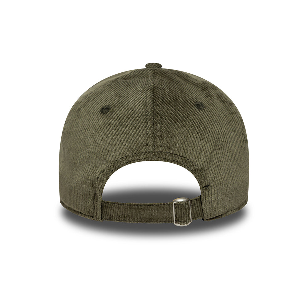New Era 9TWENTY Tottenham Hotspur FC Baseball Cap - Cord - Olivgrün