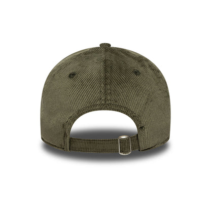 New Era 9TWENTY Tottenham Hotspur FC Baseball Cap - Cord - Olivgrün