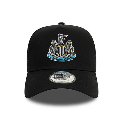 New Era A-Frame Newcastle United FC Trucker Cap - Premier League Core - Schwarz