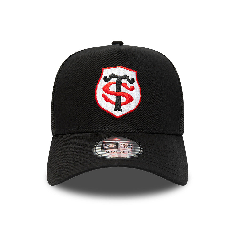 New Era A-Frame Stade Toulousain Trucker Cap - Team Logo - Schwarz