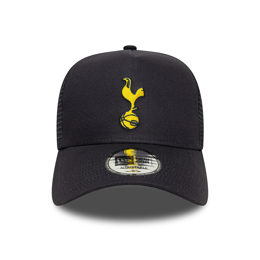 New Era A-Frame Tottenham Hotspur FC Trucker Cap - Seasonal - Marineblau-Gelb