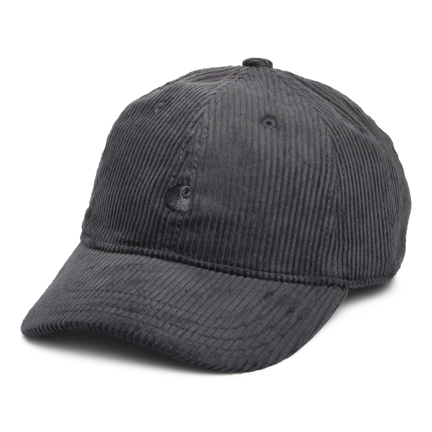 Carhartt WIP Harlem Wide Wale Corduroy Baseball Cap - Graphitgrau