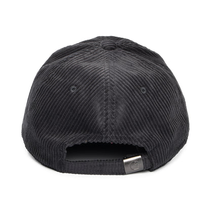 Carhartt WIP Harlem Wide Wale Corduroy Baseball Cap - Graphitgrau
