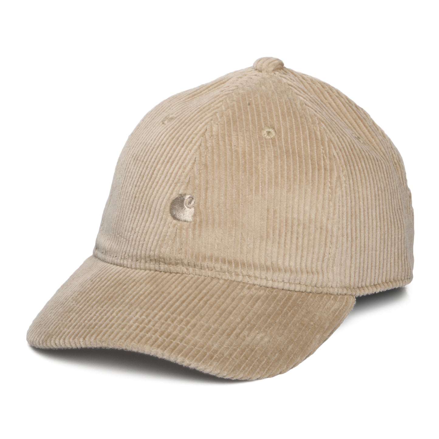 Carhartt WIP Harlem Wide Wale Corduroy Baseball Cap - Steingrau