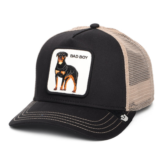 Goorin Bad Boy Trucker Cap - Schwarz-Beige